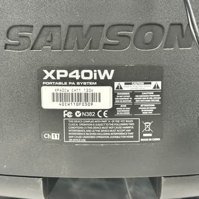PA System Samson Expedition XP40iW Portable image 8