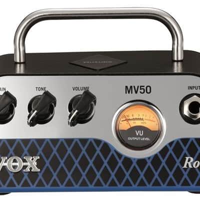 VOX MV50 BQ Boutique 50W Mini Guitar Amplifier Head Bundle w/Cable
