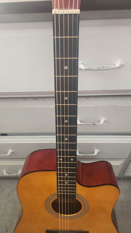 Taylor Style Headstock Cutaway 1990's-2000's - Natural image 1