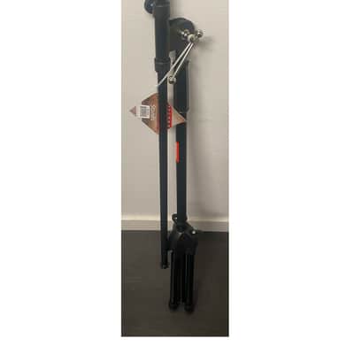 Stageline Stageline Black Tubular Steel Tripod MS205B MIC STAND WITH BOOM - Black Steel image 3