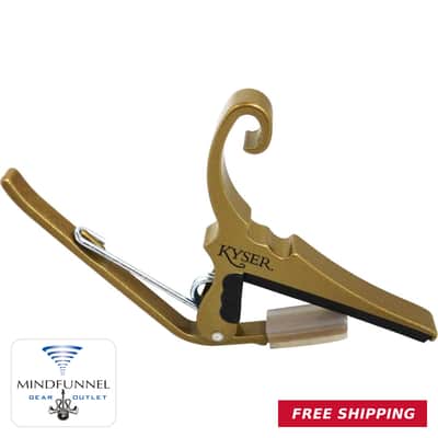 Kyser Classical Guitar Capo - Gold New image 1