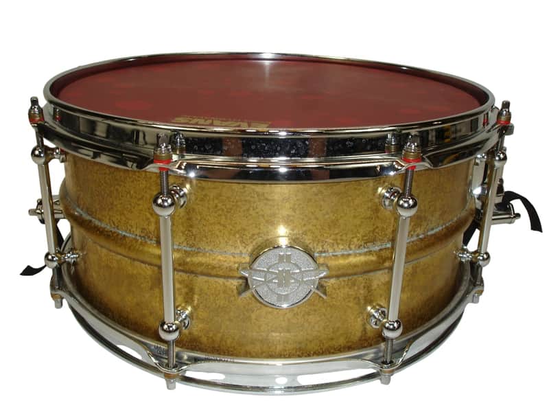 Dunnett Classic Model 2N 14"x6.5" Antique Brass Snare Drum image 1