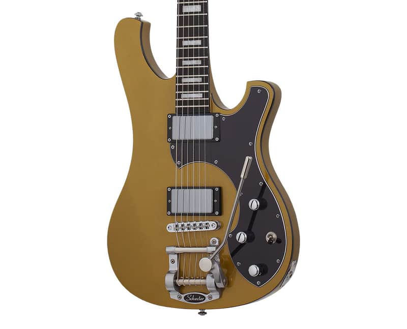 Schecter Stargazer-6 Electric Guitar w/Vibrato - Metallic Gold - Open Box image 1