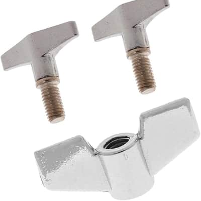 Drum Cymbal Stand Wing Nuts with Hand Knob Screw Replacement,3Pcs Cymbal Kit,Cymbal Replacement Accessories for Drummer image 3