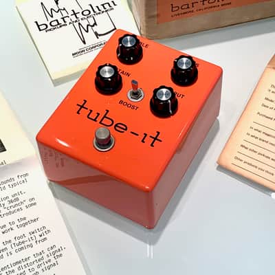 1980's Bartolini Tube-it Overdrive Booster Distortion * Museum Condition * NMINT, BOX, PAPERS image 9