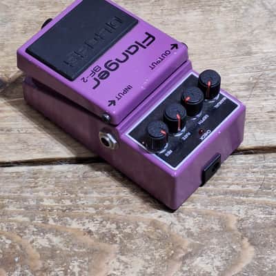 Boss BF-2 Flanger (Black Label) 1980 - 1984 - Purple image 3