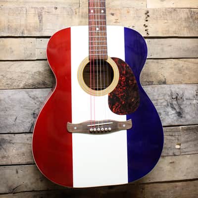 Harmony Sovereign 01016 Buck Owens Red White & Blue Reissue Acoustic Guitar image 1