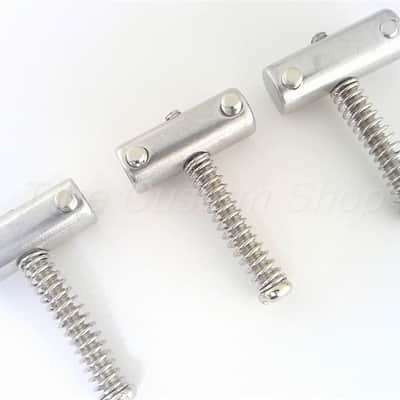 True Custom Shop® Aluminum Compensated Saddles for Fender Telecaster Tele USA 52 & 62 RI image 2