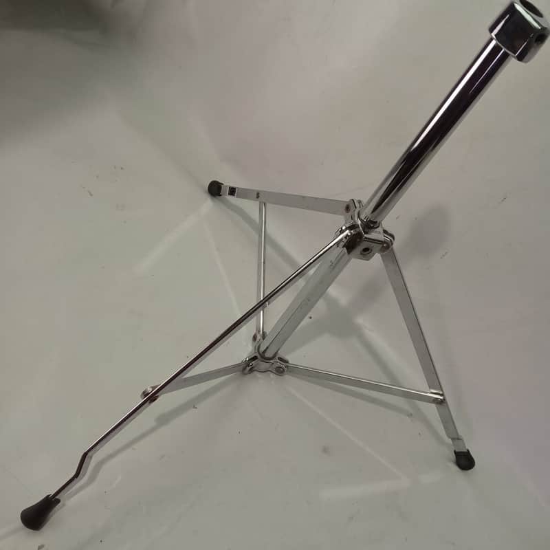 *Ludwig Cymbal Stand Tripod Base Atlas Chrome Vintage 60s USA Single-Braced 5/8" image 1