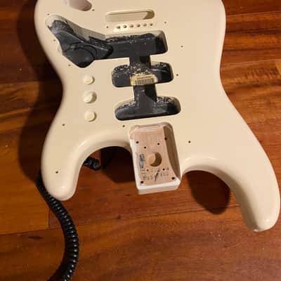 Genuine MIM Fender Cream White Standard Strat Stratocaster Alder Body 2 1/16" image 3