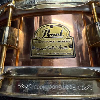 Pearl Marvin "Smitty" Smith Signature Copper Snare Drum image 3
