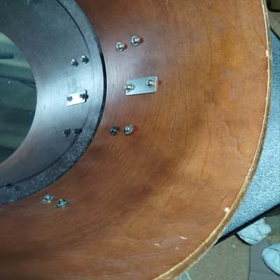 Tama Vintage Matte Mahogany 15 inch Tama SuperStar Concert Tom Drum MIJ Vintage japan SUPER MAHOGANY 12x15 image 9