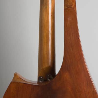 Knutsen 10 String Harp Guitar, c. 1915, black gig bag case. image 9