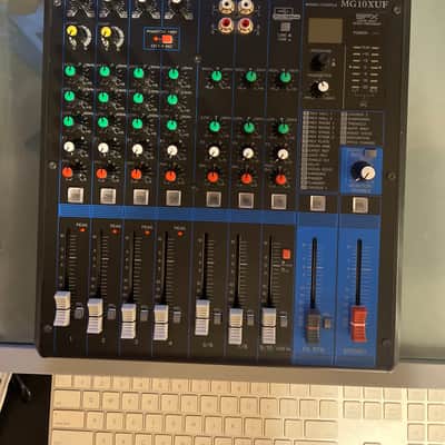 Yamaha MG10XUF 10 Channel Analog Mixer 2018 - Present - Black image 1