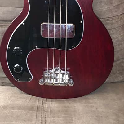Gibson Les Paul junior tribute DC Bass lefty left handed 2021 Worn Cherry image 4