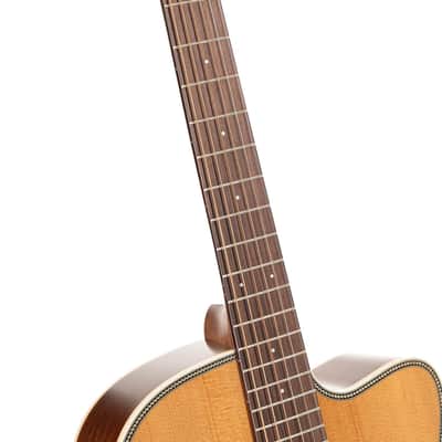 Cort ES-OC4 NSG | Essence Series OM Cutaway Acoustic Electric Guitar, Natural Semi Gloss. New with Full Warranty! image 7