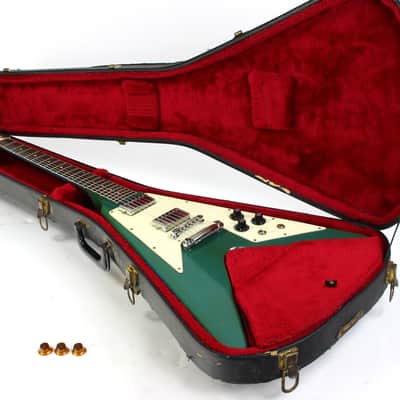 1981 Gibson Flying V BAHAMA BLUE w Original Case | Vintage Mahogany Vee! CUSTOM COLOR VERY RARE image 4