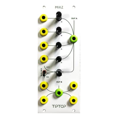 TipTop Audio MixZ Low Noise Dual Mixer Eurorack Module (White) image 1