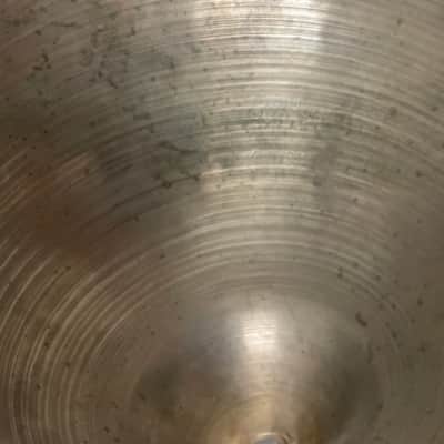 Zildjian 14" hi hat top cymbal vintage image 2