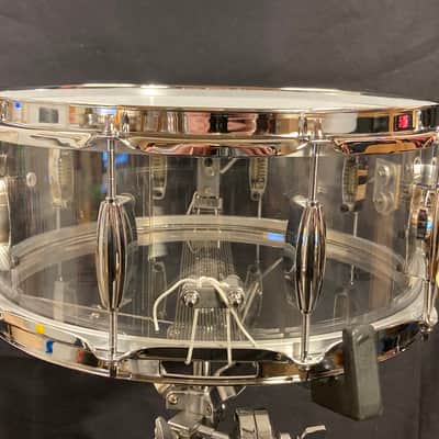 David Frangioni Collection, Trick Drums USA -Clear Acrylic 5.5x14" Buddy Rich Prototype 100th Anniversary Snare Drum image 11