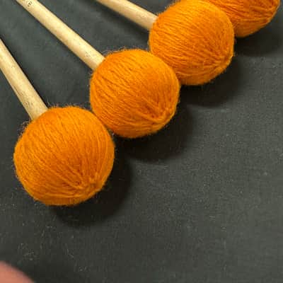 Encore Mallets 43YB, Wound Series, Med Soft, Birch, 2 Pairs - NEAR MINT image 6