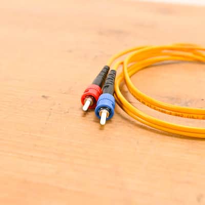 Unbranded ST-ST Fiber Optic Duplex Patch Cable - 3' CG01ZLU image 3