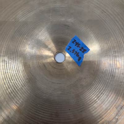 A. Zildjian 20" 60s Stamp Mini Cup Ride Cymbal - Traditional - Edge Nicked (245-22) image 8