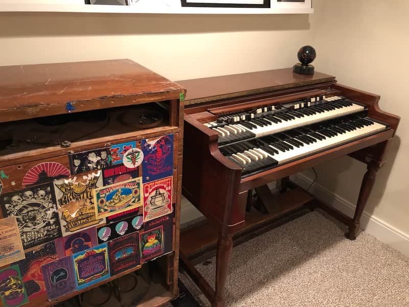 Hammond B3 & Leslie 122 owned by Grateful Dead keyboardist Brent Mydland image 1