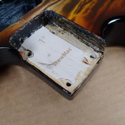 WARMOTH Z SWAMP ASH & MAPLE BODY - Bengal Burst/Black image 6