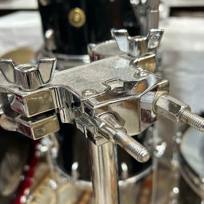 DW Double Tom Stand (BC-U-2184) 90's - chrome image 8