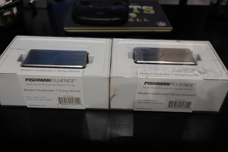 Fishman Fluence Modern 7 Humbuckers Brushed Nickel image 1