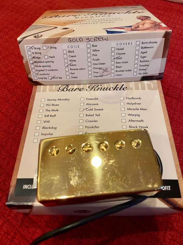 Bare Knuckle   Cold Sweat bridge 50mm 6 string image 1