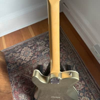 Fender American Elite Telecaster with Maple Fretboard Champagne image 7