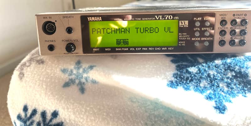 Yamaha VL70M with Patchman Turbo VL chip image 1