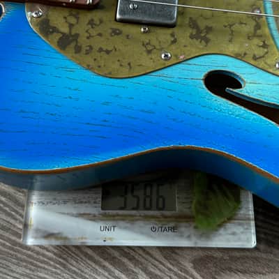 Paoletti Nancy Thinline with Humbucker Unplayed NOS Guitar image 17