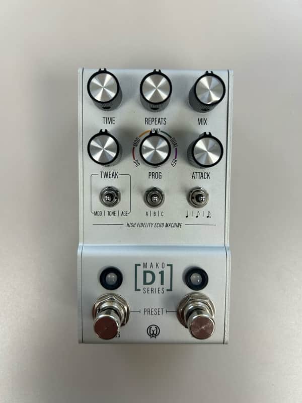 Walrus Audio Mako D1 High-Fidelity Stereo Delay V1 2020 - 2021 - Silver