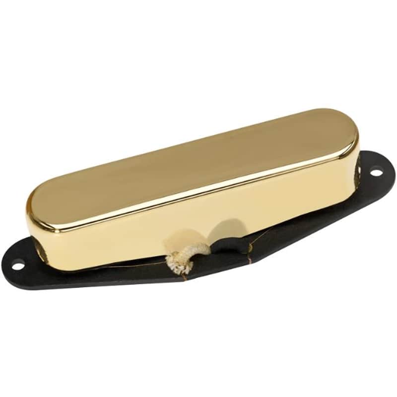 Dimarzio DP417 Area T Strat Single Coil Neck Pickup - Gold image 1