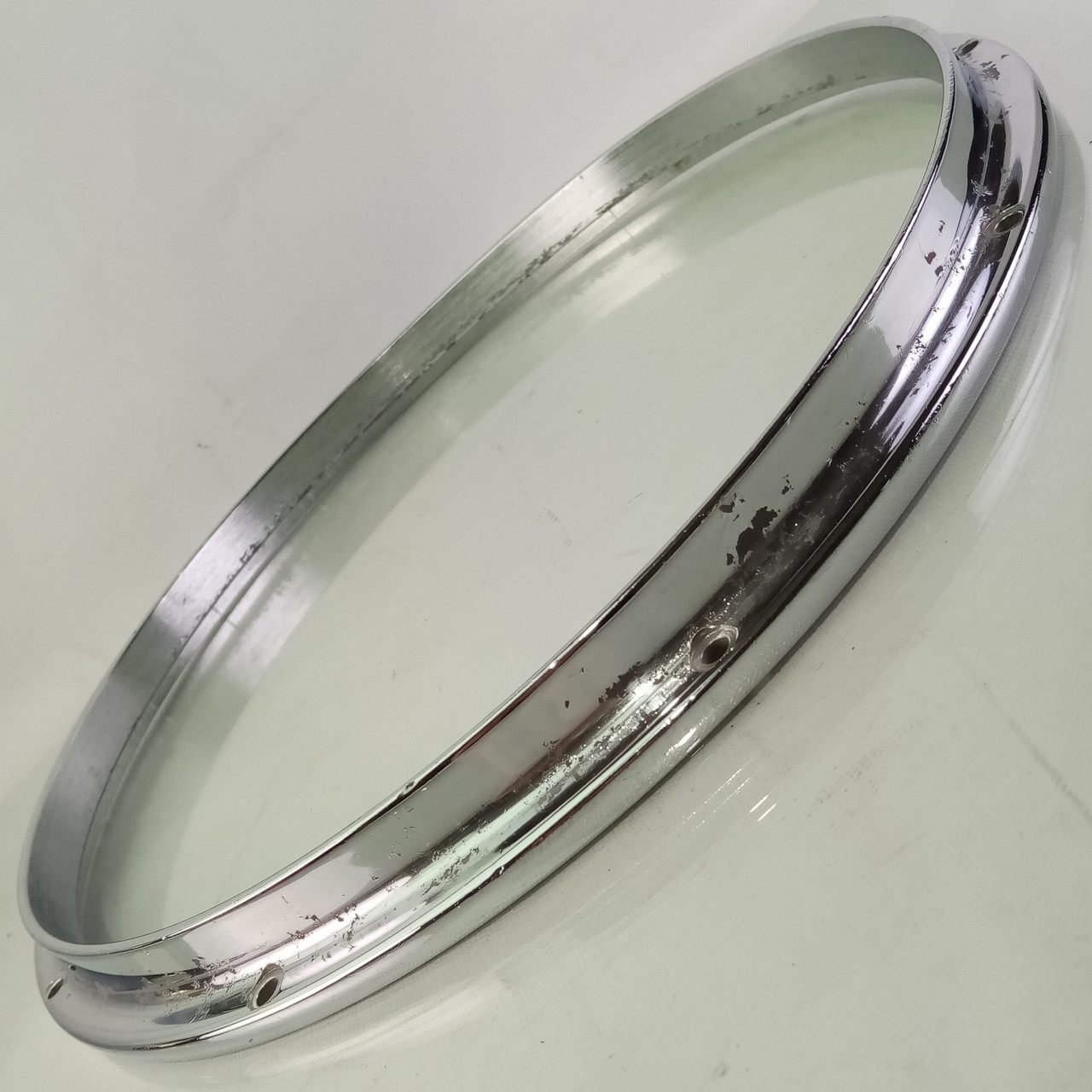 Premier 14"10Lug Batter Royal Scot Snare Drum Die-Cast Stress Ring Rim Pipe Band — main photograph