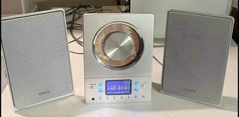 Teac CD-X8 Ultra Thin Micro Hi-Fi CD Stereo System W/ Subwoofer & Remote. Tested Teac CD-X8 Ultra Thin Micro Hi-Fi CD Stereo System W/ Subwoofer & Remote. Tested image 1