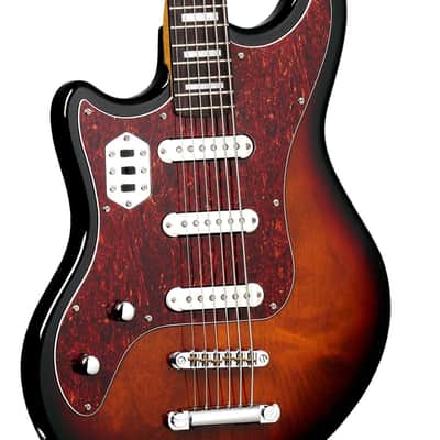Schecter Vintage Hellcat VI Lefty  3 Tone Sunburst image 2