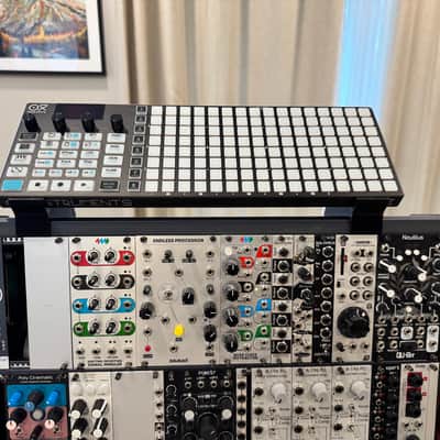 OXI One stand for Arturia RackBrute (also compatible with Korg SQ-64, Make Noise 0-CTRL, Arturia BeatStep Pro, others - Black) image 1