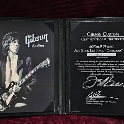 Gibson Custom Shop Jeff Beck 1954 "OXBLOOD" VOS Inspired By Series Les Paul *COLLECTOR GRADE MINT* image 5