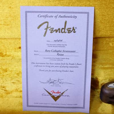 Fender Custom Shop Rory Gallagher Tribute Stratocaster 2006 image 12