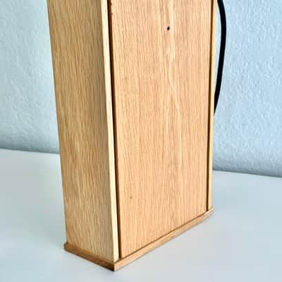 Eurorack case 4U 84HP - Angled - Powered - Oak wood image 8