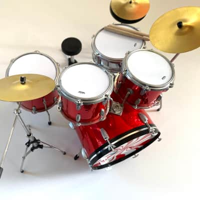 Meg White White Stripes Tribute Mini Ludwig Drum Set Replica Collectible Model image 4