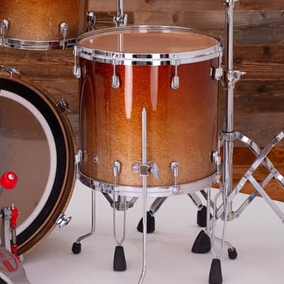 YAMAHA BEECH CUSTOM ABSOLUTE NOUVEAU 4 PIECE DRUM KIT, GOLD SPARKLE FADE (PRE-LOVED) image 10