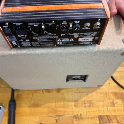 Fender Acoustasonic Ultralight 2-Channel 2 x 125-Watt Acoustic Guitar Amp Head 2006 - 2010 - Natural Maple image 2