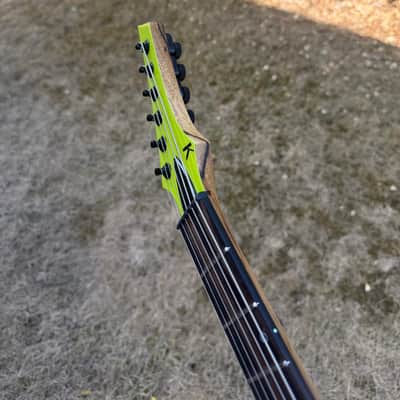Kiesel Kiesel Kyber Left handed Black Limba. Royal ebony acid green lh lefty 2026 image 14