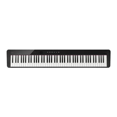 Casio Privia 88-Key Digital Piano with Casio CS68 Stand, Slim Design, Class-Compliant USB Port, Touch Sensor Controls (Black)