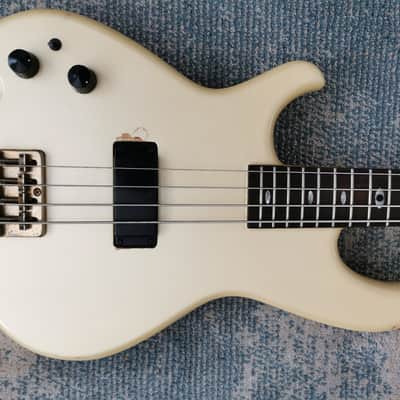 Aria Pro II Sb-Elite I 1984 Pearl White LEFT HANDED image 2